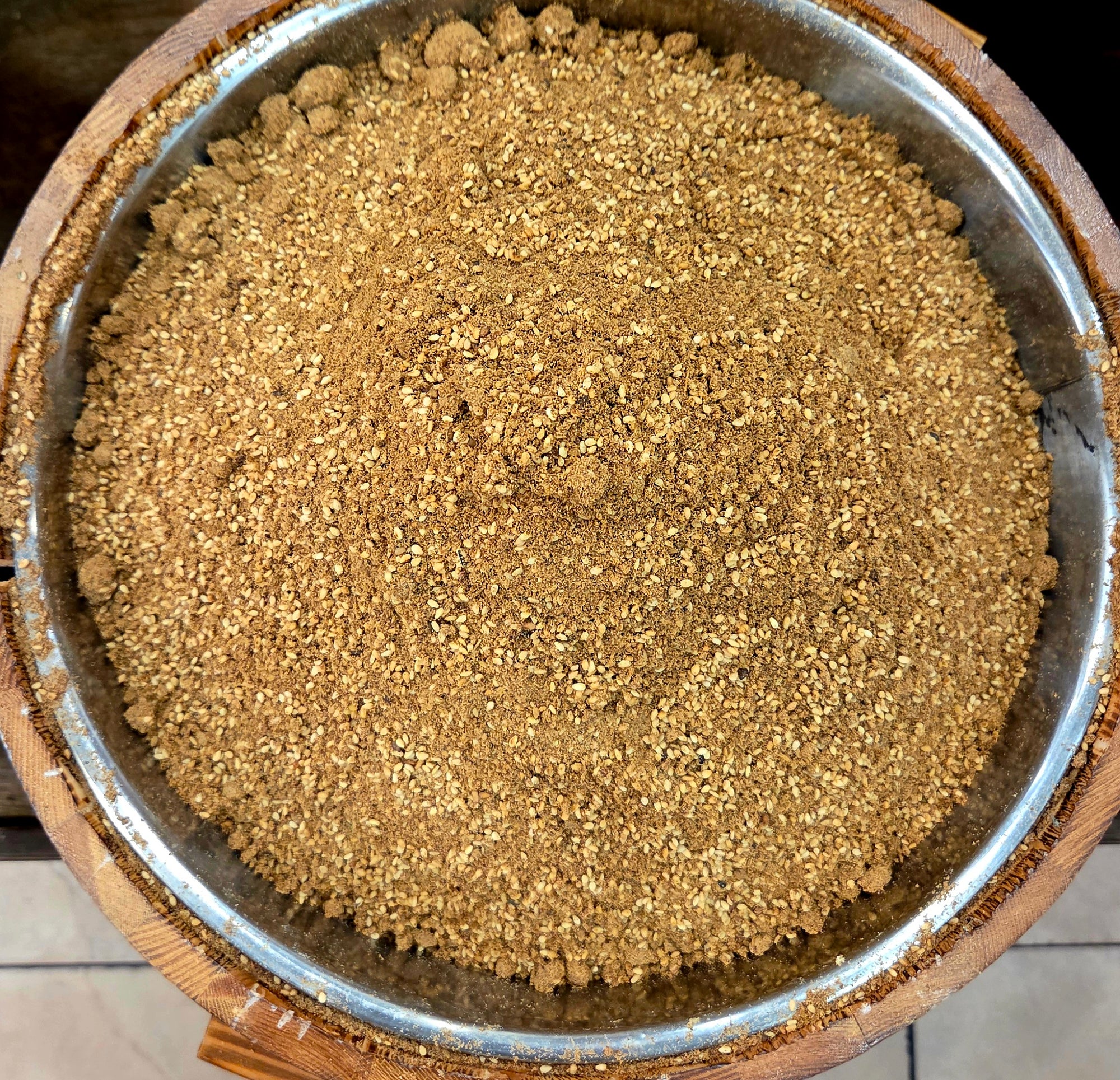 ZAATAR BALADI - WITH POMOGRANATE MOLASSES مع دبس الرمان